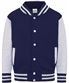 Oxford Navy/Heather  Grey